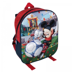 mochila con relieve mickey mouse "fútbol" / pequeño :: imagen 1