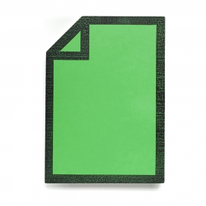 cuaderno de tapa blanda "file" hojas en blanco / verde / 10 x 14 cm :: imagen 2