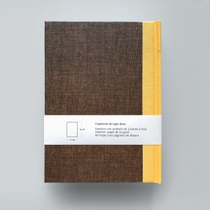 cuaderno de tapa dura "clásico" hojas en blanco / marrón / 11 x 15 cm :: imagen 10