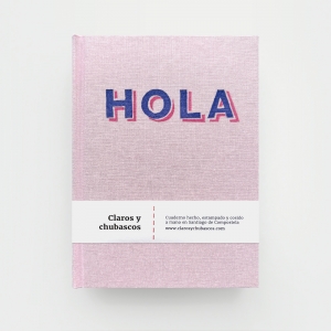 cuaderno de tapa dura "hola / adiós" hojas en blanco / rosa / 11 x 15 cm :: imagen 10