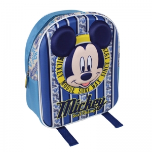 mochila con relieve mickey mouse "surf" / pequeño :: imagen 1