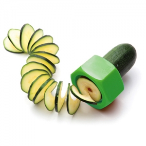 cortador en espiral "cucumbo" / verde :: imagen 1