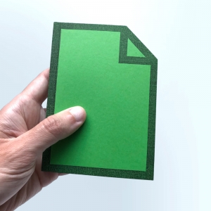cuaderno de tapa blanda "file" hojas en blanco / verde / 10 x 14 cm :: imagen 7