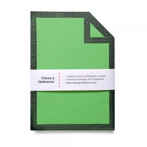 cuaderno de tapa blanda "file" hojas en blanco / verde / 10 x 14 cm :: imagen 8