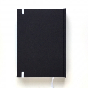 cuaderno de tapa dura "negro y blanco" hojas en blanco / 15 x 21 cm :: imagen 2