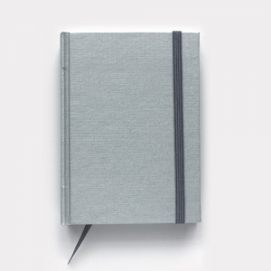 cuaderno de tapa dura "hombre gris" / gris / 11 x 15 cm :: imagen 1