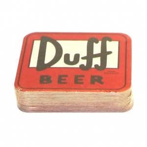 posavasos de cartón los simpson "duff beer" :: imagen 2