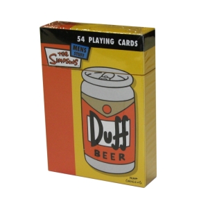 baraja de cartas de póquer los simpson "duff beer" :: imagen 2