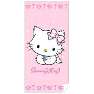 toalla de playa charmmy kitty "rosa" / pequeño :: imagen 1