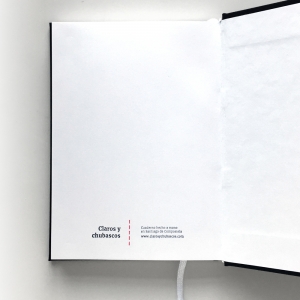 cuaderno de tapa dura "negro y blanco" hojas en blanco / 15 x 21 cm :: imagen 5