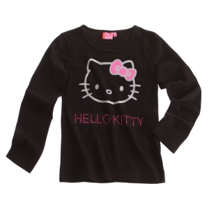 camiseta de manga larga para niño - hello kitty "black" / Talla 8 :: imagen 1