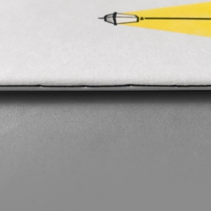 cuaderno de tapa blanda (cosido visto) "farola" hojas en blanco / blanco / 10 x 14 cm :: imagen 6