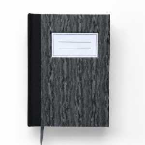 cuaderno de tapa dura "clásico" hojas en blanco / gris / 11 x 15 cm :: imagen 1