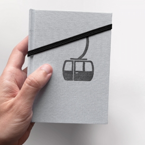cuaderno de tapa dura "teleférico" hojas en blanco / gris / 11 x 15 cm :: imagen 10