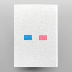 cuaderno de tapa dura "gafas 3d" hojas en blanco / blanco / 15 x 21 cm :: imagen 2