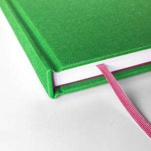cuaderno de tapa dura "verde y rosa fucsia" hojas en blanco / 15 x 21 cm :: imagen 6