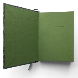 cuaderno de tapa dura "clásico" hojas en blanco / gris / 11 x 15 cm :: imagen 3