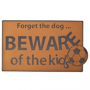 felpudo "beware of the kids" :: imagen 1