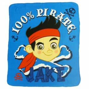 manta polar jake y los piratas de nunca jamás "100% pirate" :: imagen 1