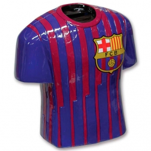 hucha de resina fc barcelona "camiseta" :: imagen 1