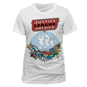 camiseta liga de la justicia "cover" / Talla S :: imagen 1