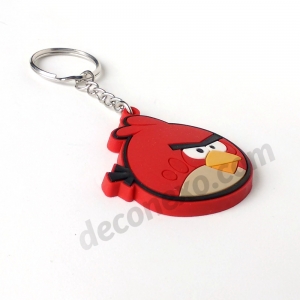 llavero de látex angry birds "pájaro rojo" :: imagen 3
