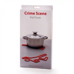 salvamanteles "crime scene" / rojo :: imagen 3