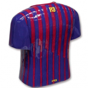 hucha de resina fc barcelona "camiseta" :: imagen 2