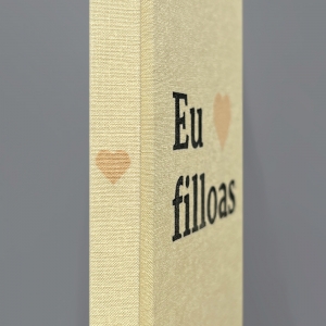 cuaderno de tapa dura "eu ♥ filloas" hojas en blanco / beige / 11 x 15 cm :: imagen 8