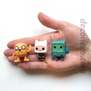 caja metálica con 3 minifiguras pocket pop! hora de aventuras "jake, finn y bmo" :: imagen 6