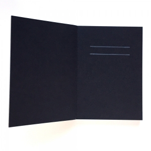 cuaderno "cartón visto" hojas en blanco / gris y negro / 10 x 14 cm :: imagen 3