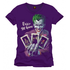 camiseta batman "enjoy the game" / morado / Talla M :: imagen 1