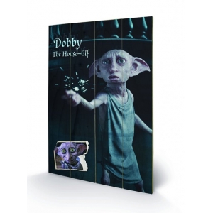póster de madera harry potter "dobby" / 40 x 59 cm :: imagen 1
