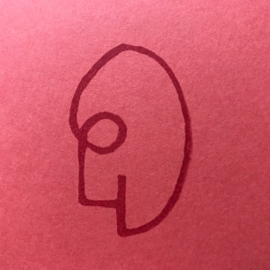 cuaderno de tapa blanda (cosido visto) "un 6 y un 4 la cara de tu retrato" hojas en blanco / rojo / 10 x 14 cm :: imagen 7