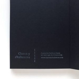 cuaderno "cartón visto" hojas en blanco / gris y negro / 10 x 14 cm :: imagen 5