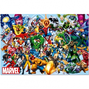 puzzle marvel heroes de 1000 piezas :: imagen 1