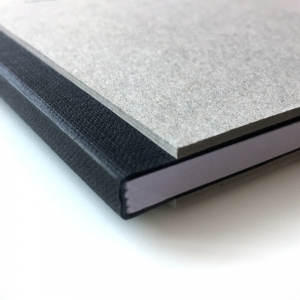 cuaderno "cartón visto" hojas en blanco / gris y negro / 10 x 14 cm :: imagen 6