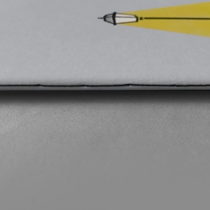 cuaderno de tapa blanda (cosido visto) "farola" hojas en blanco / gris claro / 10 x 14 cm :: imagen 6