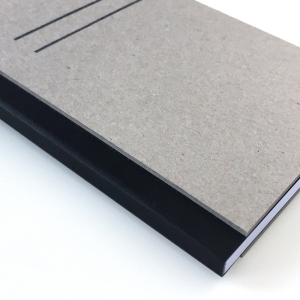 cuaderno "cartón visto" hojas en blanco / gris y negro / 10 x 14 cm :: imagen 8
