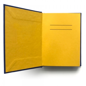 cuaderno de tapa dura "ojos móviles" hojas en blanco / azul oscuro / 11 x 15 cm :: imagen 3