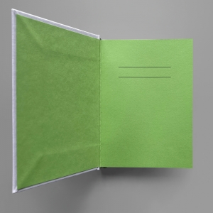 cuaderno de tapa dura "círculo quebrado" hojas en blanco / 11 x 15 cm :: imagen 3