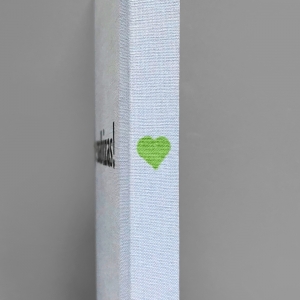 cuaderno de tapa dura "eu ♥ grelos" hojas en blanco / azul claro / 11 x 15 cm :: imagen 8