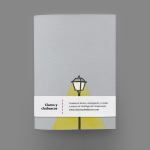 cuaderno de tapa blanda (cosido visto) "farola" hojas en blanco / gris claro / 10 x 14 cm :: imagen 9