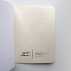 cuaderno de tapa blanda (cosido visto) "calaveras" / beige / 10 x 14 cm :: imagen 4