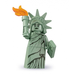 lego minifiguras serie 6 - estatua de la libertad :: imagen 1