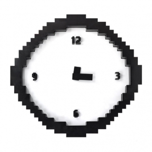 reloj de pared "pixel time" :: imagen 1