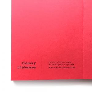 cuaderno "cartón visto" hojas en blanco / gris y rojo / 10 x 14 cm :: imagen 5