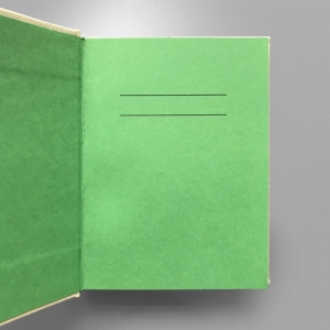 cuaderno de tapa dura "eu ♥ grelos" hojas en blanco / crema / 11 x 15 cm :: imagen 3