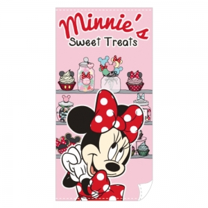 toalla de playa minnie mouse "sweet treats" :: imagen 1