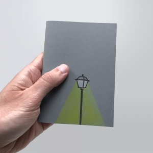 cuaderno de tapa blanda (cosido visto) "farola" hojas en blanco / gris oscuro / 10 x 14 cm :: imagen 5
